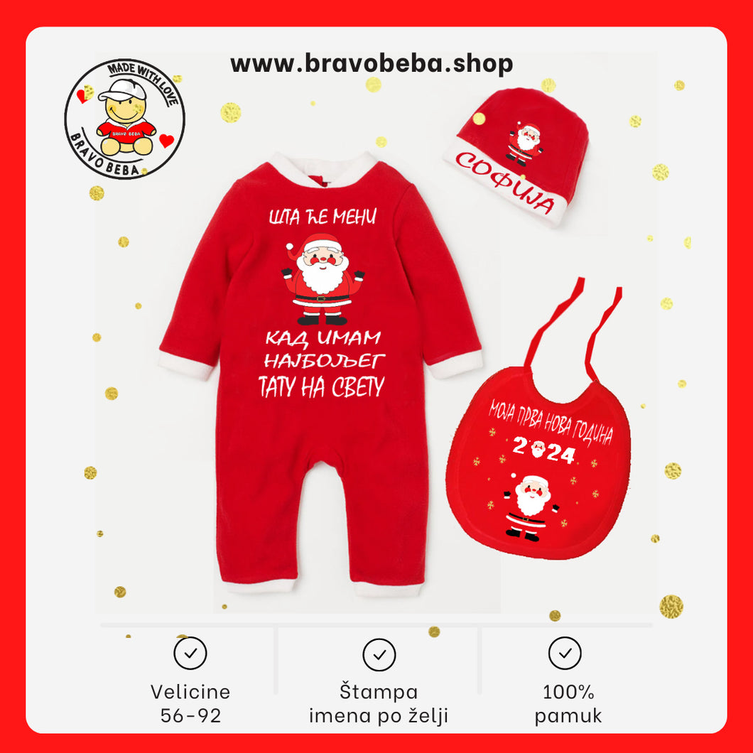 Novogodišnji kompletic za bebe 1